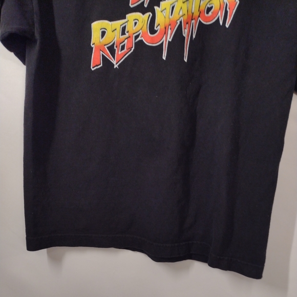 WWE Authentic - " Bad Reputation" Rowdy Rhonda Rousey Black T-shirt Youth Large - Picture 4 of 8